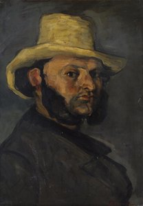 Gustave Boyer (geb. 1840) met een Strohoed